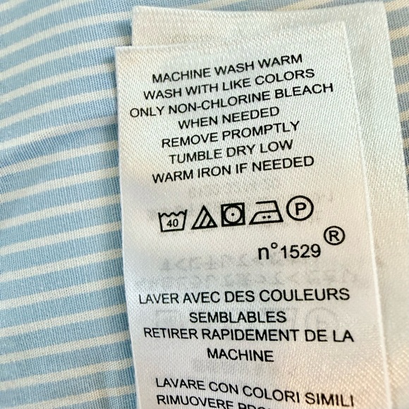 Ralph Lauren Light Blue and white Striped Shirt - Picture 8 of 9